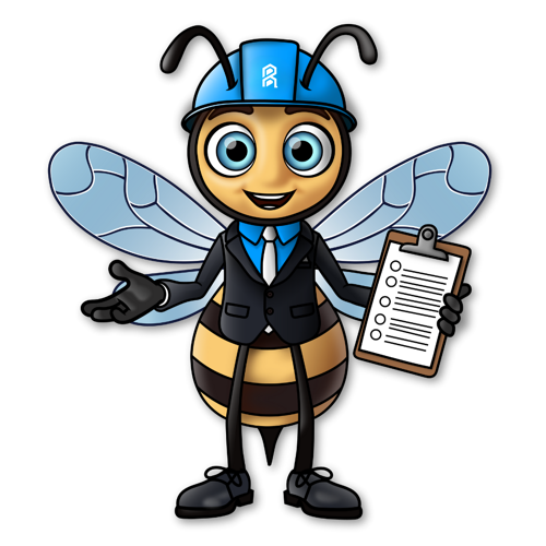 RESTORHIVE bee mascot